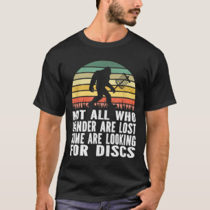Bigfoot Disk Golf Sasquatch Yeti Frisbee Golf Ulti T-Shirt