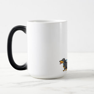 Bigfoot Dog Walk Dackel T Sasquatch Kinder Männer Verwandlungstasse