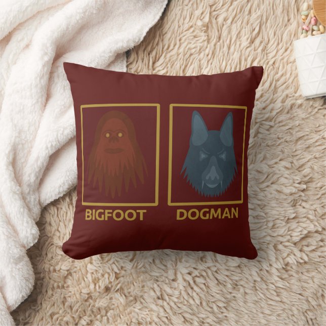 Bigfoot & Dogman Kissen (Decke)