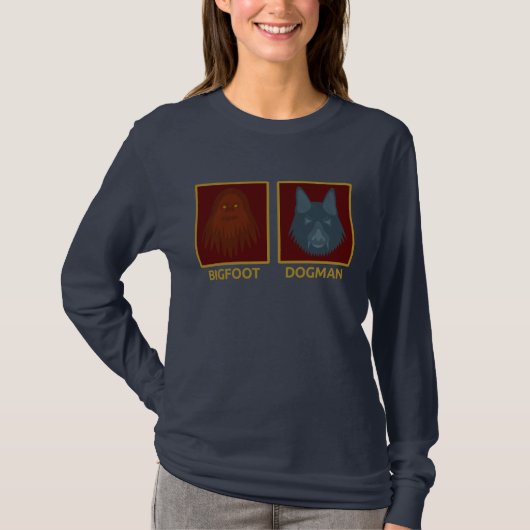 Bigfoot & Dogman Long Sleeve T - Shirt (Vorderseite)