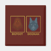 Bigfoot & Dogman Magnet (Vorne)