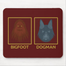 Bigfoot & Dogman-Mausepad Mousepad