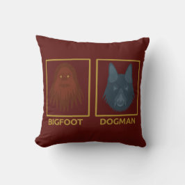 Bigfoot & Dogman Pillow Kissen