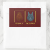 Bigfoot & Dogman Sticker (Tasche)