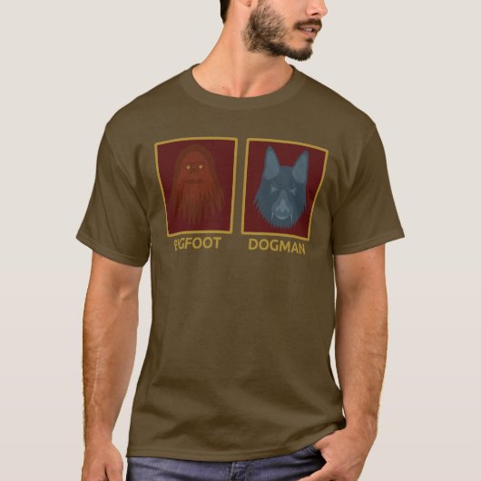 Bigfoot & Dogman T-Shirt (Vorderseite)