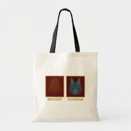 Bigfoot & Dogman Tote Bag Tragetasche