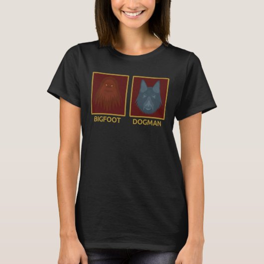 Bigfoot & Dogman Women's T-Shirt (Vorderseite)