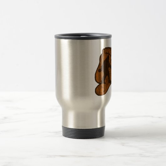 Bigfoot-Drucke Reisebecher (Mittel)