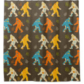 Bigfoot Duschvorhang (Vorderseite)