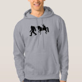 Bigfoot, Einhorn und Jack A Lope Hoodie (Vorderseite)