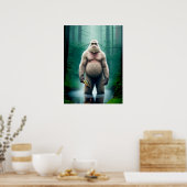 Bigfoot Encounter. - 18 x 24 Poster (Küche)