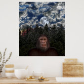 Bigfoot Encounter - Re-Sizable Poster (Küche)