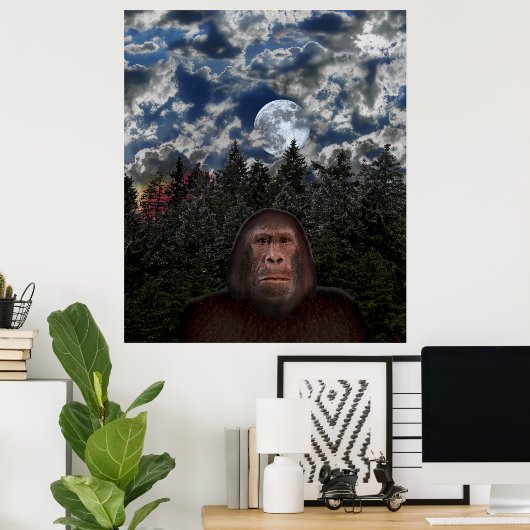 Bigfoot Encounter - Re-Sizable Poster (Heimbüro)