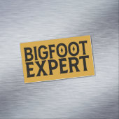 Bigfoot Expert Magnetische Visitenkarte (Beispiel)