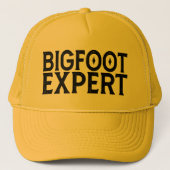 Bigfoot Expert Truckerkappe (Vorderseite)