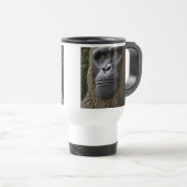 Bigfoot Face Close | Gorilla, Skunk Ape Reisebecher (VorderseiteRechts)