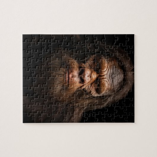 Bigfoot Face Puzzle (Horizontal)