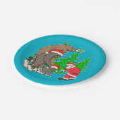 Bigfoot-Familie und Sankt Pappteller (Schrägansicht)