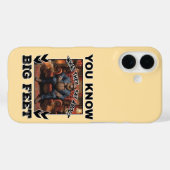 Bigfoot Feet Joke Case-Mate iPhone Hülle (Rückseite (Horizontal))