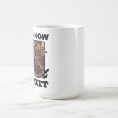 Bigfoot Feet Joke Kaffeetasse (Mittel)