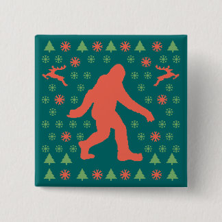 Bigfoot-Feiertags-Strickjacke-T-Shirts Button