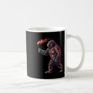 Bigfoot Feuerwerk 4. Juli Männer Sasquatch Americ Kaffeetasse