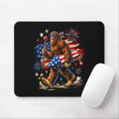 Bigfoot Feuerwerk 4. Juli Männer Sasquatch Mousepad (Mit Mouse)