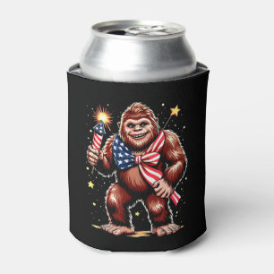 Bigfoot Feuerwerk 4. Juli Sasquatch USA Amerika Dosenkühler