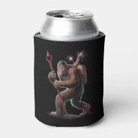 Bigfoot Feuerwerk 4. Juli Usa Flag Sasquatch