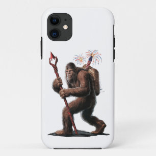 Bigfoot Feuerwerk 4. Juli USA-Flagge Sasquatch  Case-Mate iPhone Hülle