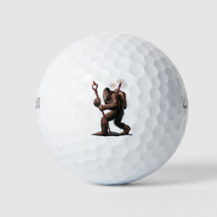 Bigfoot Feuerwerk 4. Juli USA-Flagge Sasquatch Golfball