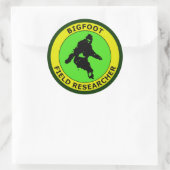 Bigfoot Field Research Runder Aufkleber (Tasche)