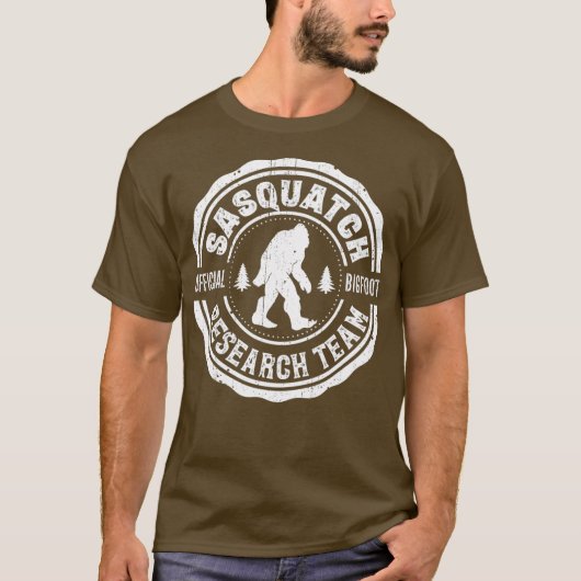 Bigfoot Finding Sasquatch Research Team Men T-Shirt (Vorderseite)