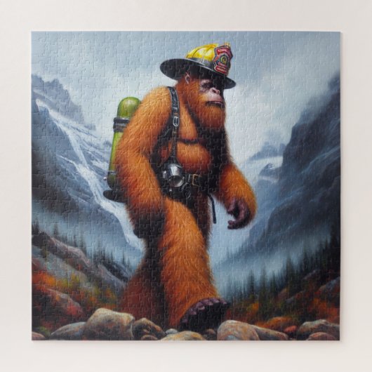 Bigfoot Fireman Puzzle (Vertikal)