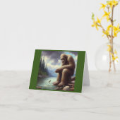 Bigfoot Fischen Karte (Gelbe Blume)