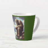 Bigfoot Fischen Milchtasse (Rechte Ecke)