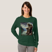 Bigfoot Fischen T-Shirt (Vorne ganz)