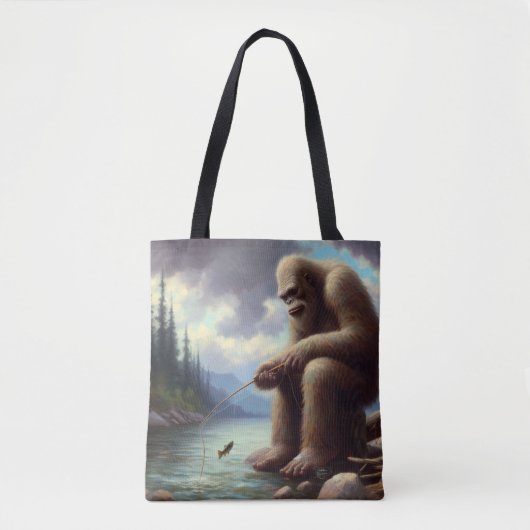 Bigfoot Fischen Tasche (Vorderseite)