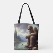 Bigfoot Fischen Tasche (Rückseite)