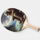 Bigfoot Fischen Tischtennis Schläger (Seitenansicht)