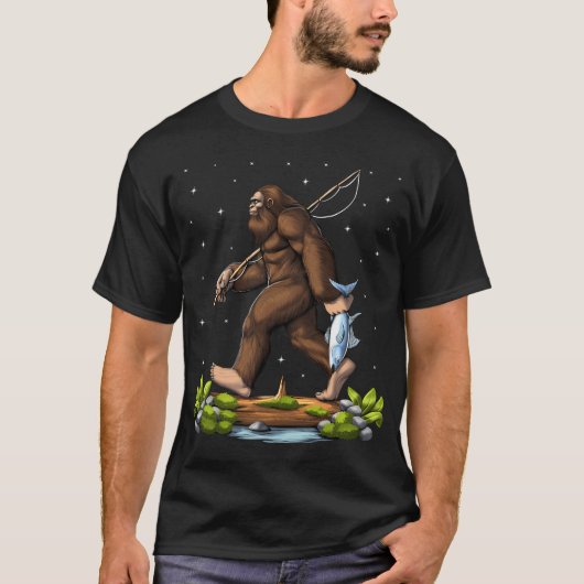 Bigfoot-Fischer T-Shirt (Vorderseite)