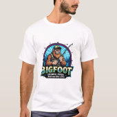 Bigfoot Fishing Rods Reel 'em Like A Pro T-Shirt (Vorderseite)