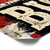 Bigfoot-Flagge-Land Poster (Ecke)