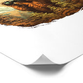 Bigfoot Flüchtige Blick-A-Boo Poster (Ecke)