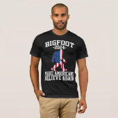 Bigfoot for President 2024 Funny Bigfoot T-Shirt (Vorne ganz)