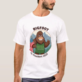 Bigfoot For President 2028 T-Shirt