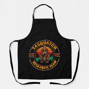 Bigfoot-Forschungsteam Retro Vintage Sasquatch Schürze
