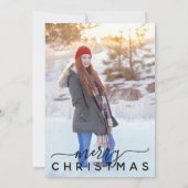 Bigfoot frohe Weihnachten mit Platz für Ihr Foto (Rückseite)