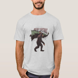 Bigfoot Frohe Weihnachten T-Shirt