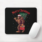 Bigfoot Frohe Weihnachtsbaum Lichter Sasquatch Xma Mousepad (Mit Mouse)
